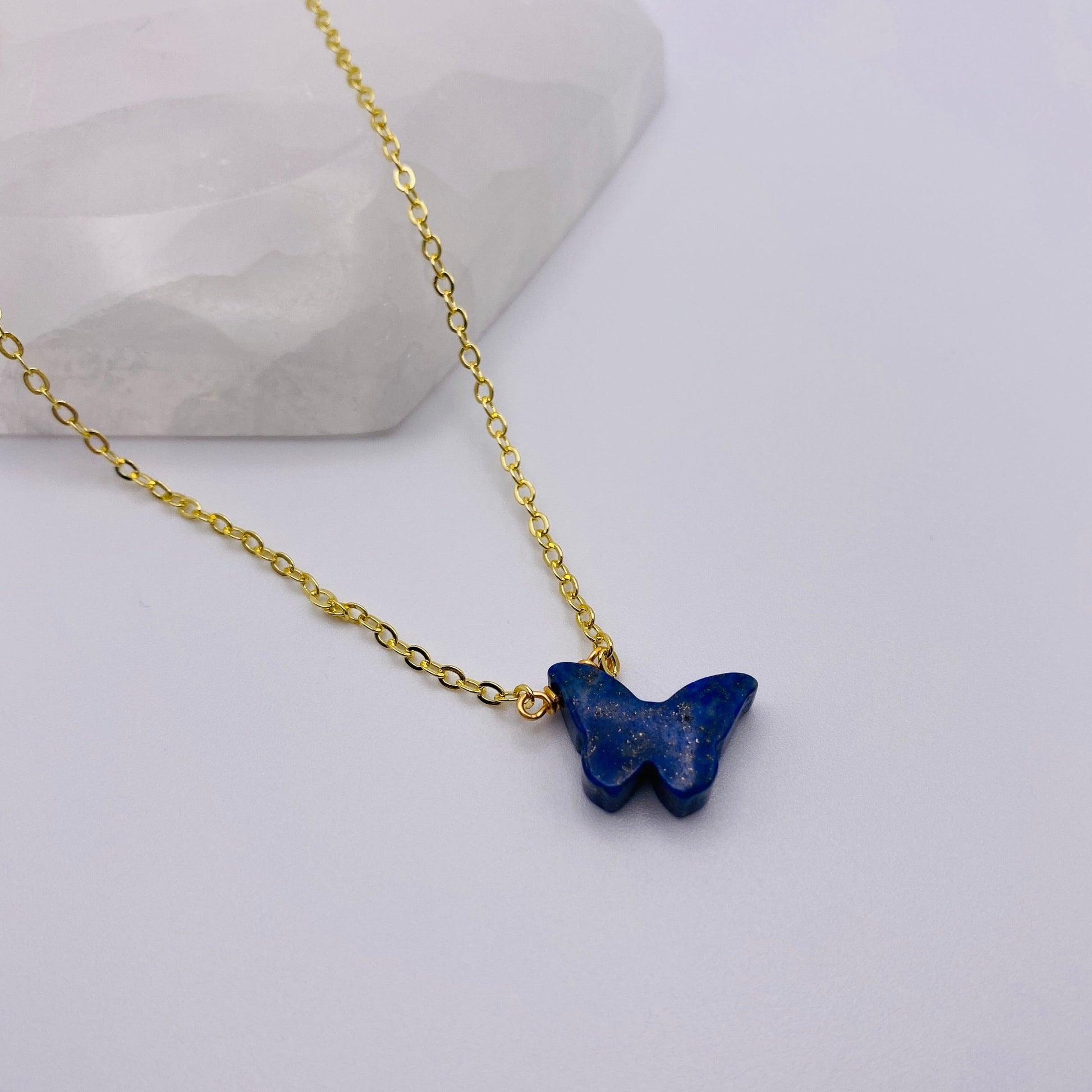 Lapis Lazuli Butterfly Necklace Image