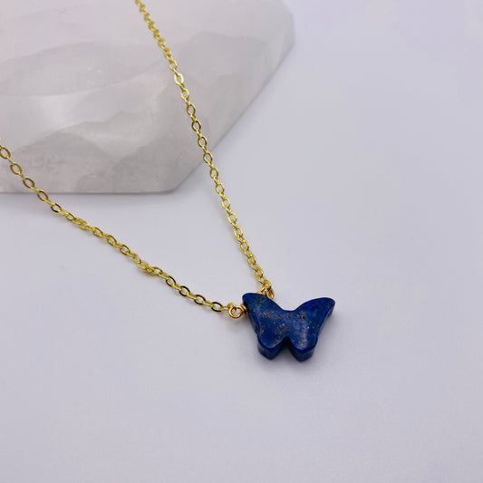 Lapis Lazuli Butterfly Necklace Image