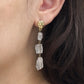 Crystal Quartz Drop Earrings Image 2