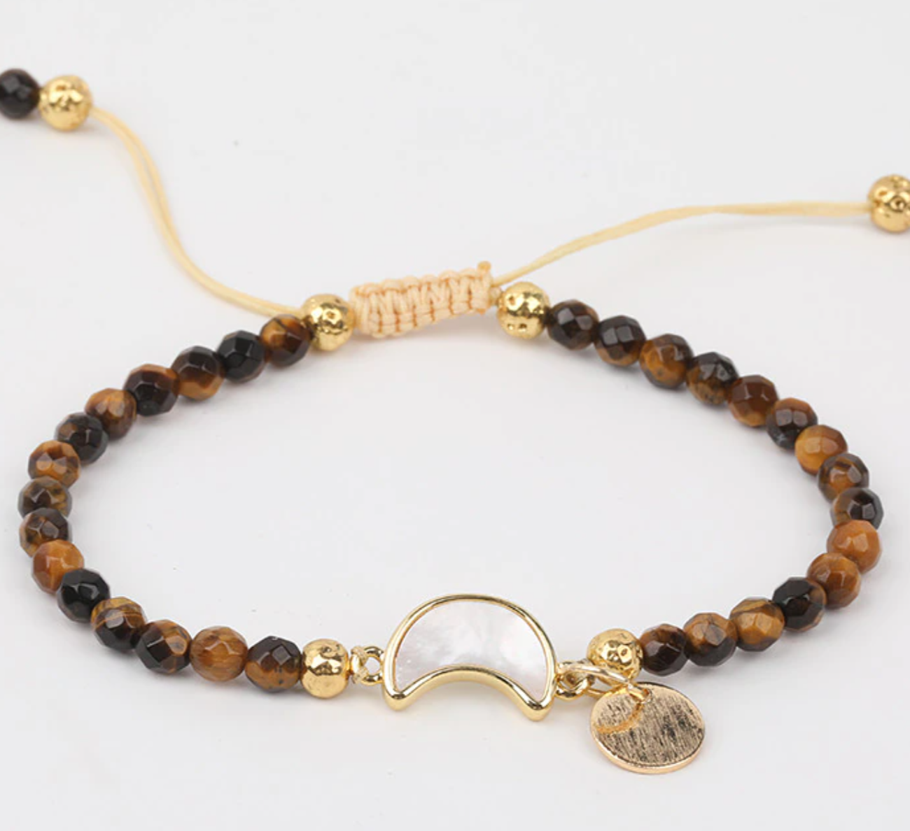 Tigers Eye Beads Bracelet Image